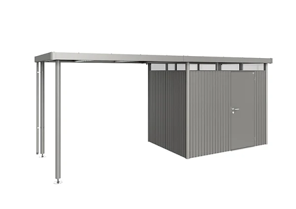 Castorama Auvent Taille L Biohort En Métal Coloris Gris Quartz Métallique Pour Abris De Jardin Série HighLine H2 en ligne officielle 1