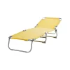 guranteed de qualité Castorama Bain De Soleil En Métal Et Toile Curacao Jaune 5