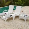 Livraison internationale Castorama Bain De Soleil Polypropylène Océan Blanc (lot De 2) 7