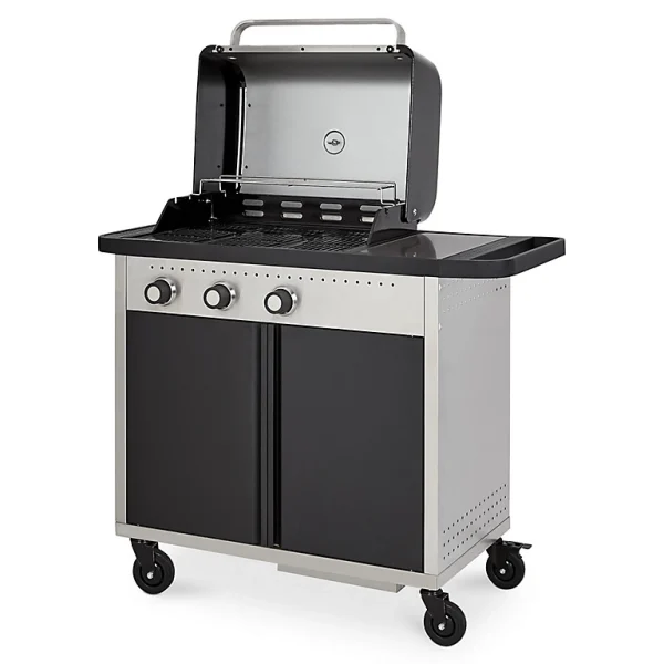 à prix d'occasion Castorama Barbecue à Gaz GoodHome Rockwell 310 Noir 1