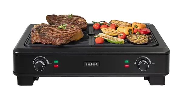 Castorama Barbecue D’intérieur à Fumée Réduite Tefal TG900812 Noir styles dernier cri 1