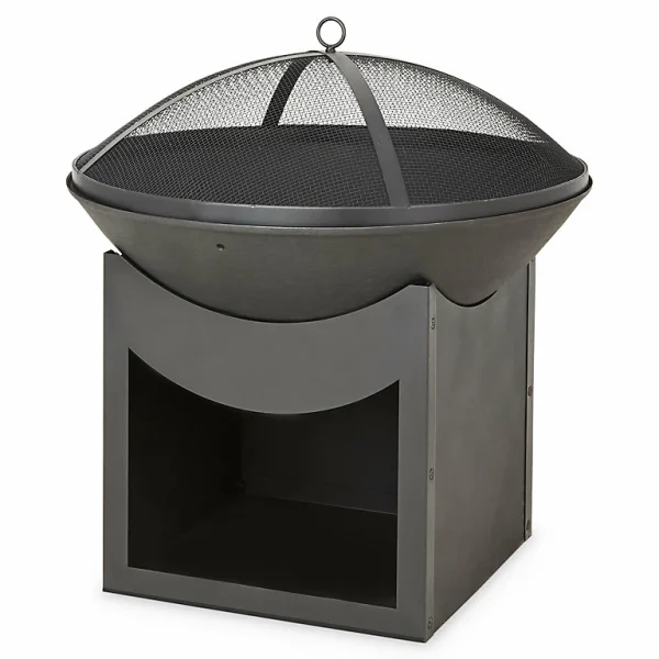Castorama Braséro Blooma Ulong Noir ø 56 Cm X H 58 Cm vente en ligne pas cher 1