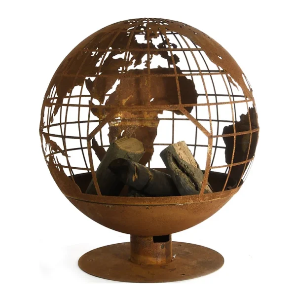 à prix réduits Castorama Brasero D’extérieur Forme Planète ø57,5 X 66 Cm 1