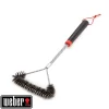 meilleur service Castorama Brosse Inox Triangulaire 46cm Pour Barbecue Weber 7