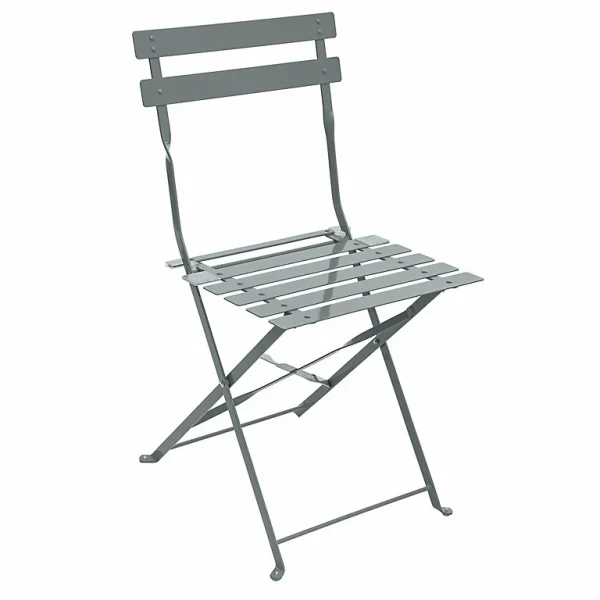 Promotio de vente Castorama Chaise Camargue Graphite L. 42 X P. 46 X H. 80 Cm 1