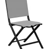 Castorama Chaise De Jardin En Aluminium Proloisirs Thema Graphite Et Perle grande marque pas cher 7