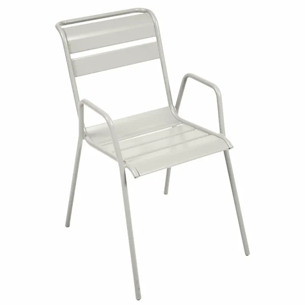 Castorama Chaise De Jardin En Métal Fermob Bridge Monceau Gris Argile magasin en ligne france 1