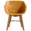 Castorama Chaise De Jardin En Résine Amalia Jaune (lot De 2) boutique en france 7