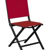 Castorama Chaise De Jardin Pliante Thema Graphite Rouge grande surprise 5