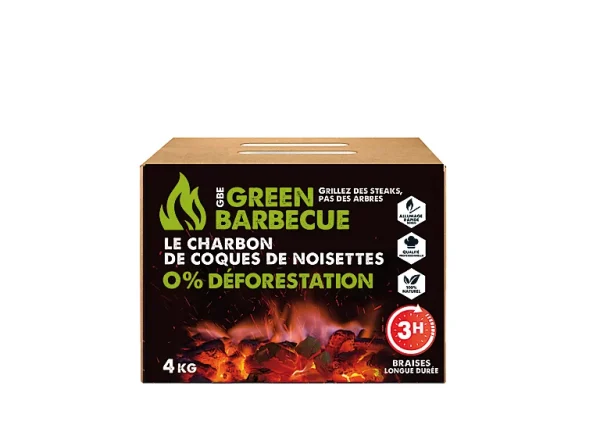 magasin Castorama Charbon Coque De Noisettes GreenBarbecue 4kg 1