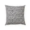 Livraison internationale Castorama Coussin à Pois Blooma Denia Blanc Et Noir 45 X 45 Cm 7