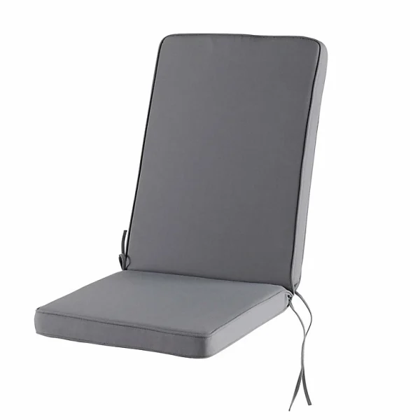 Castorama Coussin Fauteuil Haut GoodHome Tiga Gris 40 X 94 Cm à prix imbattables 1