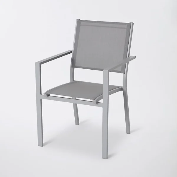 Castorama Fauteuil De Jardin Aluminium Blooma Barbana Gris grand choix 1