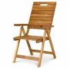 Castorama Fauteuil De Jardin En Acacia Denia Inclinable Pliant solde en ligne 7