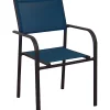 Castorama Fauteuil De Jardin En Aluminium Et Toile Proloisirs Duca Graphite Et Bleu vente pas cher en ligne 5