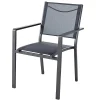 Castorama Fauteuil De Jardin En Métal Et Toile GoodHome Batz Ebony outlet soldes 5