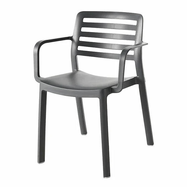 De super promotions disponibles Castorama Fauteuil De Jardin Wind Gris Foncé 1