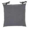 Satisfait ou Remboursé Castorama Galette De Chaise Coktail Gris Foncé L.40 X L.40 Cm 7