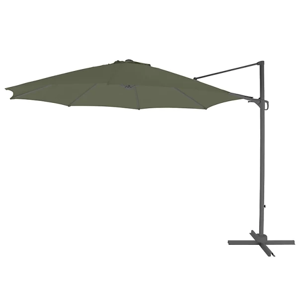 Paiement sécurisé Castorama Parasol Déporté GoodHome Mallorca Kaki ø350 Cm 1