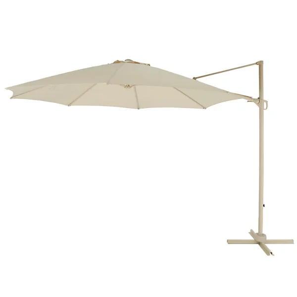 Les achats en ligne Castorama Parasol Déporté GoodHome Mallorca Peyote ø350 Cm 1