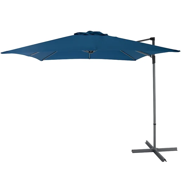 Livraison gratuite Castorama Parasol GoodHome Kalanga Bleu 250 X 250 Cm 1