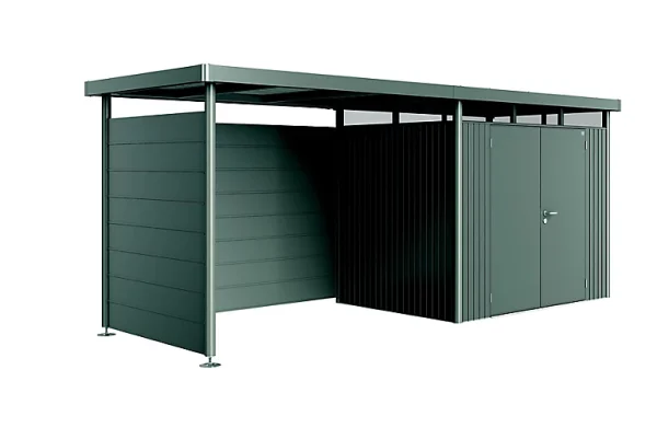 Castorama Paroi Latérale Pour Auvent Taille S Et L Biohort En Métal Coloris Gris Quartz Métallique Pour Abris De Jardin Série HighLine H2 magasin paris 1