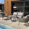 excellent qulity Castorama Salon De Jardin Bas Capri Corde Tissée DCB Garden 4 Personnes 5