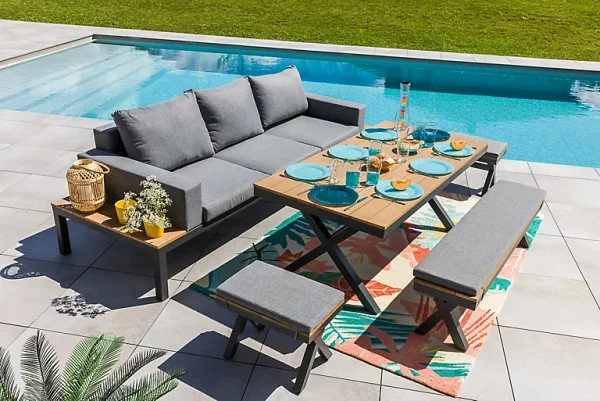 Castorama Salon De Jardin Bas Guadeloupe 8 Personnes destockage 1