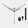 se précipiter pour acheter Castorama Séchoir 3 Bras Brabantia Lift-o-Matic Advance 50m 5