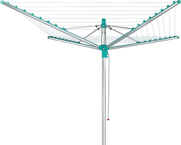 Castorama Séchoir Parapluie De Jardin 40 M Leifheit Linomatic 400 Easy livraison la plus rapide 1