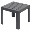 prix pas cher Castorama Table Basse De Jardin En Résine Grosfillex Miami 41 X 41 Cm Gris 7