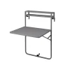 Castorama Table De Jardin De Balcon En Métal GoodHome Saba Gris 60 X 53 X H 97 Cm grossiste en ligne 7