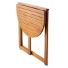 Castorama Table De Jardin Demi-lune En Acacia GoodHome Virginia 70 X 47 Cm en france 5
