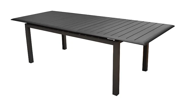 Castorama Table De Jardin En Aluminium Proloisirs Louisiane 187 X 100 Cm Graphite De Qualité 1