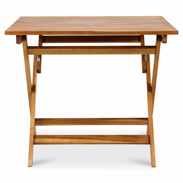 Castorama Table De Jardin En Bois Denia Pliante 90 X 90 Cm Les achats en ligne 1