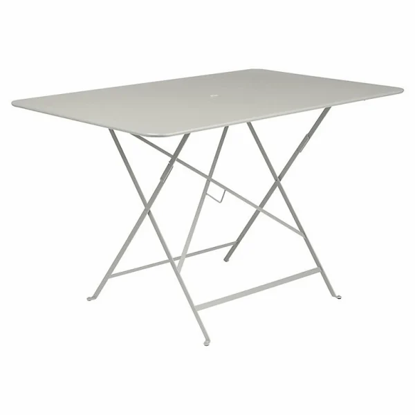 Castorama Table De Jardin En Métal Fermob Bistro 117 X 77 Cm Gris Argile officiel 1