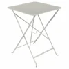 boutique pas cher Castorama Table De Jardin En Métal Fermob Bistro 57 X 57 Cm Gris Argile 7
