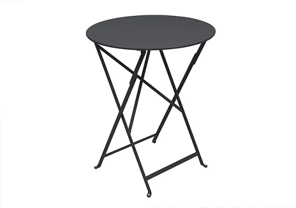 Castorama Table De Jardin En Métal Fermob Bistro ø60 Cm Carbone Livraison Standard/Rapide 1