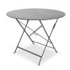 Castorama Table De Jardin En Métal Fermob Bistro ø96 Cm Carbone magasin pour 7
