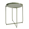 en ligne officielle Castorama Table De Jardin En Métal GoodHome Nova Kaki ø46 Cm 7