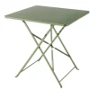 en france Castorama Table De Jardin En Métal GoodHome Saba Kaki 70 X 70 Cm 5