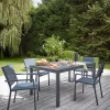 Castorama Table De Jardin Extensible En Aluminium Baradal 160/240 X 100 Cm meilleure qualité 7