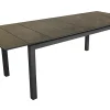 nouveau produit Castorama Table De Jardin Extensible En Aluminium Et HPL Tahaa 90 X 180/240 Cm Graphite Cave 7