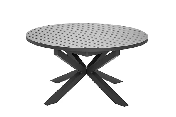soldes en ligne Castorama Table De Jardin Extensible En Aluminium Palma ø145/199 Cm 1