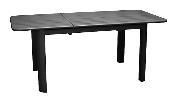 haute qualité Castorama Table De Jardin Extensible En Aluminium Proloisirs Eos 130/180 X 80 Cm Graphite 1