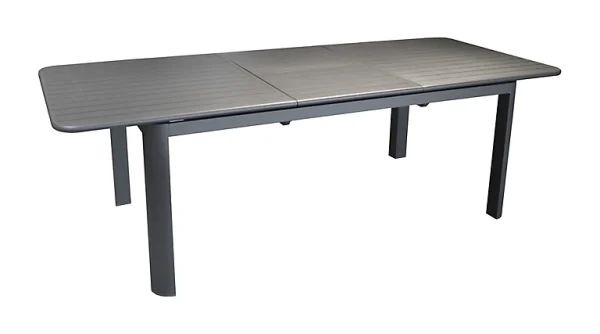 Castorama Table De Jardin Extensible En Aluminium Proloisirs Eos 180/240 X 101 Cm Graphite pas cher marque 1