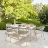 Castorama Table De Jardin Extensible En Métal GoodHome Santorin Peyote 180/260 X 100 Cm Retour Facile et Gratuit 5