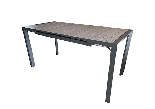 prix abordable Castorama Table De Jardin Haute Héspèride Evasion Graphite Seigle 163 X 17,5 Cm 1