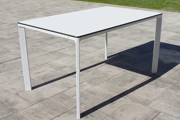Castorama Table De Jardin Meet L. 160 Cm Blanc grande marque pas cher 1