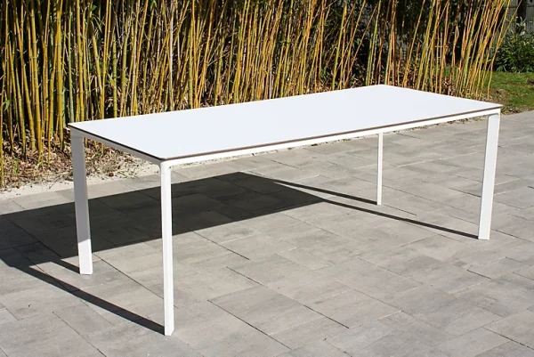 Castorama Table De Jardin Meet L. 200 Cm Blanc Meilleur Prix 1